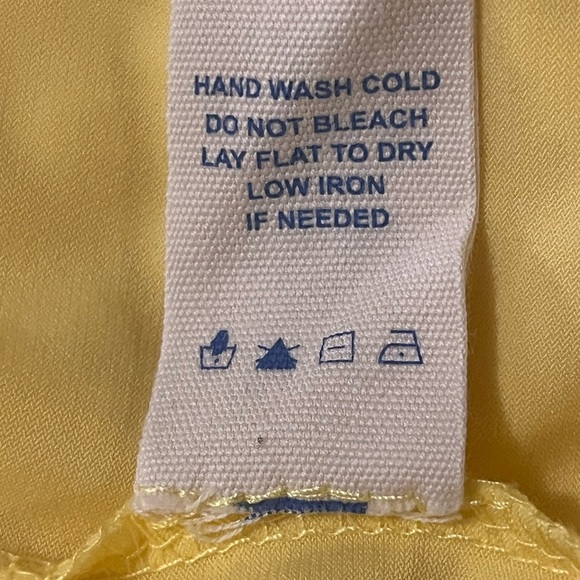 Chelsea & Violet Yellow Scalloped Fringe Bodycon Dress , size XS - Picture 6 of 9